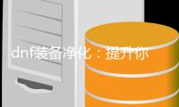 dnf装备净化：提升你的游戏体验